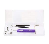 Ensemble d'outils de réparation d'inserts filetés à 7 vis M4x0 Kit d'installation d'insert de fil en acier inoxydable de haute qualité pour la réparation automobile 20 pièces