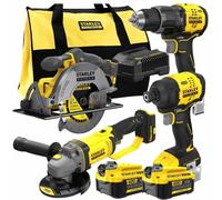 Ensemble d'outils électriques Stanley 18V, 4 pièces, modèle SFMCK459M2S