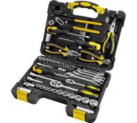 Ensemble d'outils Fieldmann FDG 5003-65R, 65 pièces, Mallette de rangement, Douilles, Pinces, Tournevis