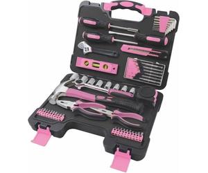 Ensemble d'outils Fieldmann FDG 5010-53R, 53 pièces, Couleur rose, Mallette incluse
