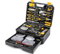 Ensemble d'outils Fieldmann FDG 5024-325R, 325 pièces, Lampe de poche LED, Mallette en plastique