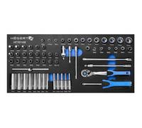 Ensemble d'outils Hogert HT7G148; 63 unités
