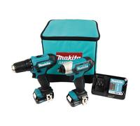 Ensemble d'outils Makita CLX224A (DF333D + TD110D); 12 V; 2x2 0 Ah accu.