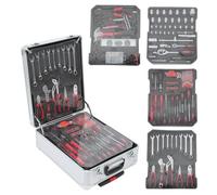 Ensemble d'outils - Malette à outils - 899 pièces - Aluminium - Multifonctionnel - Ergonomique