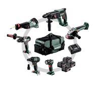 Metabo Combo Set 6.1 – Machines sans fil 18V, 4x 4,0 Ah – Sac (685211000)