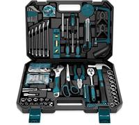 Ensemble d'outils Silecomplaza, 88 pièces, ensemble d'outils complet – portable, coffret à outils, comprenant un jeu de tournevis, des mini-scies, idéal pour l'entretien quotidien, parfait pour la mai