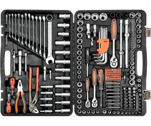 Ensemble d'outils Sthor 58693; 1/2''; 3/8''; 1/4''; 225 unités