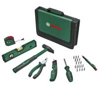 Ensemble d'outils universels Bosch pour les métiers du bâtiment, 25 pièces (ensemble d'outils polyvalent pour diverses applications)