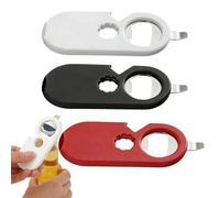 Ensemble D'ouvre-bouteille Magnétique - Outil De Cuisine Multifonction En Acier Inoxydable, Accessoire De Boisson Magnétique Pour Réfrigérateur, Aide À Tourner Le Couvercle De Canette Pour Récipients
