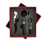 Ensemble D'Ouvre-Bouteille Pour Vins Ensemble Verseur et Bouchon en Acier