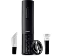 Ensemble d'ouvre-bouteilles électrique "Easy Open" - Tire-bouchon - Rechargeable par USB - Système de fermeture sous vide - Verseur intégré - Coupe-capsules - Support - Éclairage LED