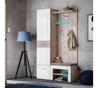 Ensemble Dressing Gustavo V 200cm Naturel & Blanc