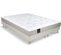 Ensemble dunlopillo général couchage latex 180/2x90x200 Blanc