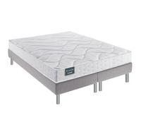 Ensemble dunlopillo genêt mousse aérial 160/2x80x200 Blanc