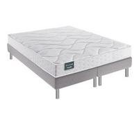 Ensemble dunlopillo genêt mousse aérial 160/2x80x200 Blanc