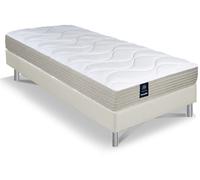 Ensemble dunlopillo genêt mousse aérial 90x190 Blanc