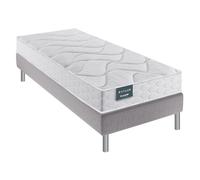 Ensemble dunlopillo genêt mousse aérial 90x190 Blanc
