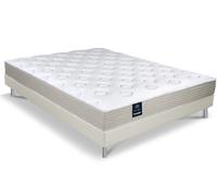 Ensemble dunlopillo génial mousse mémoire de forme 140x190 Blanc