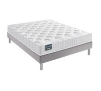 Ensemble dunlopillo génial mousse mémoire de forme 140x200 Blanc
