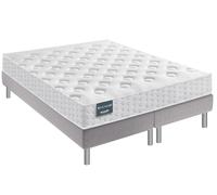 Ensemble dunlopillo génial mousse mémoire de forme 160/2x80x200 Blanc