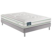 Ensemble dunlopillo genius latex naturel 120x190 Blanc