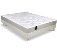 Ensemble dunlopillo gentiane mousse aérial 140x200 Blanc