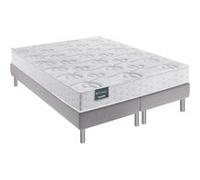 Ensemble dunlopillo gentry 100% latex 160/2x80x200 Blanc