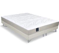 Ensemble dunlopillo gentry 100% latex 180/2x90x200 Blanc