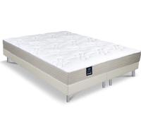 Ensemble dunlopillo gentry 100% latex 180/2x90x200 Blanc