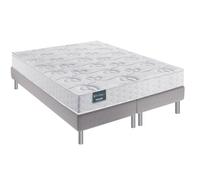 Ensemble dunlopillo gentry 100% latex 180/2x90x200 Blanc