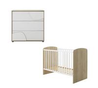 Ensemble duo lit 60x120 et commode