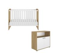 Ensemble duo lit 60x120 et commode