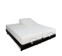 Ensemble Duo Matelas Mousse Accueil Mémoire de forme + Sommiers électriques SuperFlex 12x80x200 cm