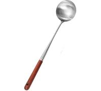 Ensemble d'ustensiles de cuisine chinois de qualité professionnelle en acier inoxydable pour wok, comprenant une spatule et une lo