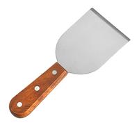 Ensemble d'ustensiles en plastique avec plaque en acier inoxydable, spatule de cuisine, pelle à poisson frit, pelle à frire, crêpes, yaourt glacé, steak, outils de cuisine anti-fuite (C, 20 x 8 x 2)