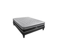 - Ensemble ELEGANCE 140x200 cm - Matelas Mémoire de forme + Sommier Bois