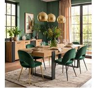 Parisot – Ensemble enfilade + table LOFT – Chêne artisan et gris – Table 8 pers. – 3 portes