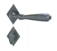 Ensemble Entraygues BRIONNE fer grise Clé L sur rosace 20125 46x69x3 - vis 2.5x10 - ROZ-V.6259011SP