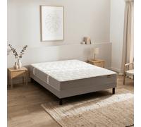 Ensemble Epeda L'Ailleurs + Sommier Confort Ferme 200x200 - Double Sommier