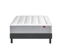 Ensemble Epeda Le Majestueux + Sommier Confort Ferme 180x200 - Double Sommier