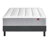 Ensemble Le Majestueux + Sommier Confort Ferme 200x200 - Double Sommier