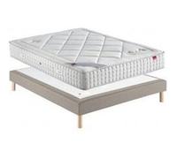 Ensemble epeda velours sommier confort moelleux 90x190 G
