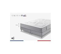 SIMMONS SW3 Ensemble 160 x 200 matelas + 2 sommiers - Ep. 25 cm - No Flip - Ressorts ensachés - Ferme - Fabriqué en France