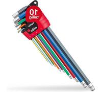 Ensemble ergonomique de 10 outils de vissage aux couleurs vives
