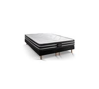 Ensemble Exclusive 180 x 200 cm double sommier noir