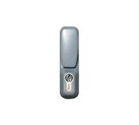 Ensemble bouton tirage fixe cylindre grand modèle ISEO Gris métal - 94013007