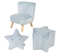 Roba Lil Sofa Siège pour enfant composé de canapés pour enfants, fauteuil pour enfants, coussin décoratif Wolke