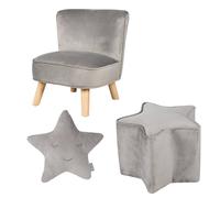 Roba Lil Sofa Siège pour enfant composé de canapés pour enfants, fauteuil pour enfants, coussin décoratif Wolke