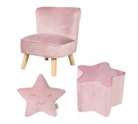 Roba Lil Sofa Siège pour enfant composé de canapés pour enfants, fauteuil pour enfants, coussin décoratif Wolke
