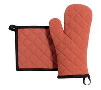 Ensemble gant de cuisine et manique recy race Winkler Rouge 18x32 cm